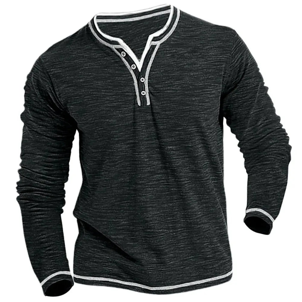 Addison™ | Herren Langarm V-Ausschnitt