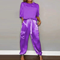 Satin Zweiteiliges Lounge Set