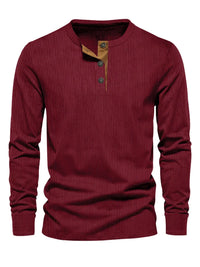 Easton™ | Klassisches Herren-Langarmshirt