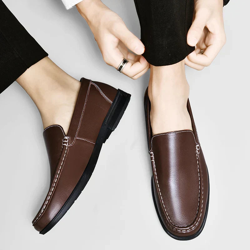 Dane Echtes Leder Slipper