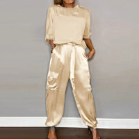 Satin Zweiteiliges Lounge Set