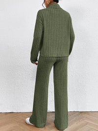 Strickhose und Rollkragenpullover für Frauen