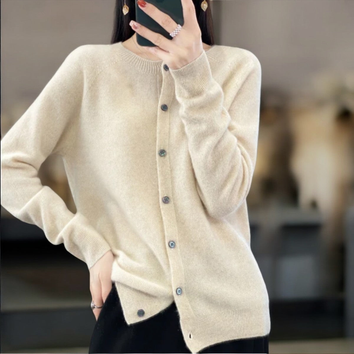 Anna | Merinowolle Cardigans