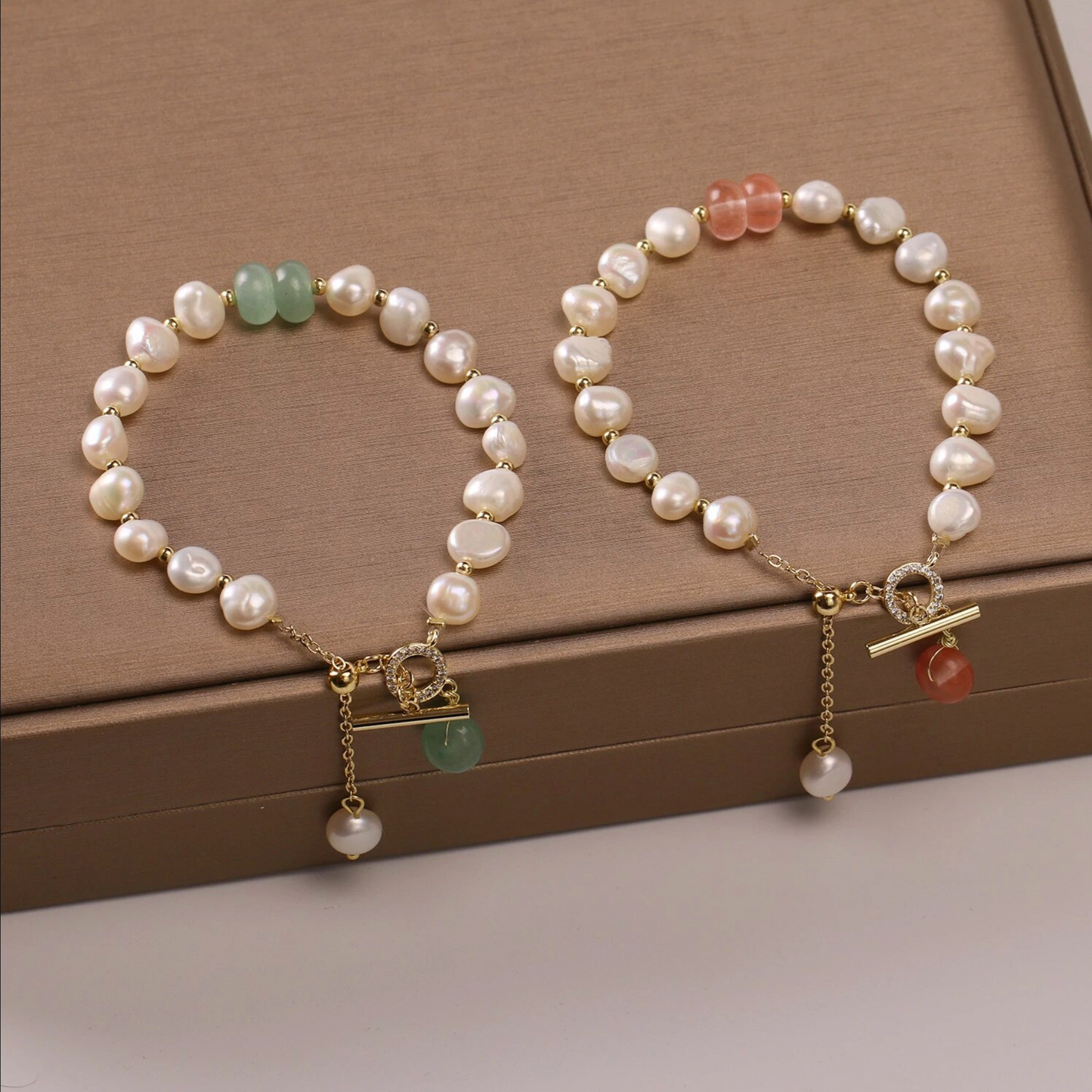 Bailey - Elegantes Süßwasserperlenarmband für Frauen
