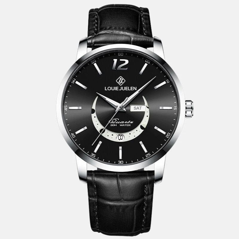 Elegante Uhr mit Mondphase