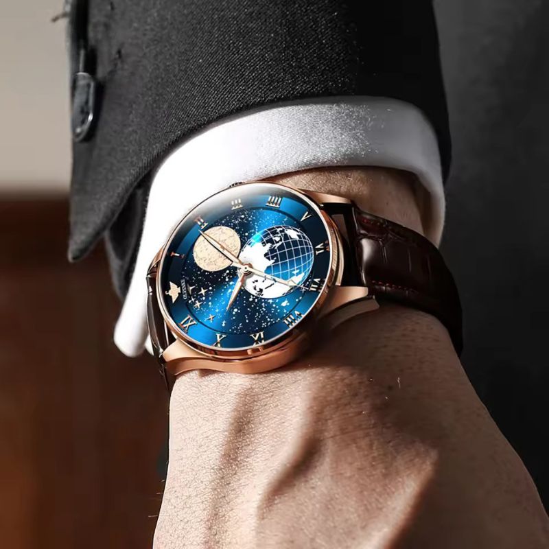 Elegante Quarz-Uhr