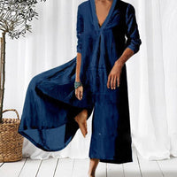 Woman Weites Overallkleid