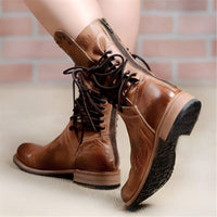 Audrey™ - Lederstiefel mit Schnürung für Damen