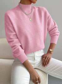 Gemütlicher eleganter Rollkragenpullover