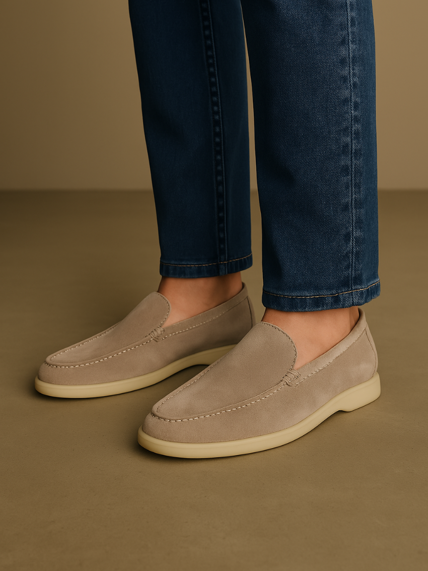 Eleganter Beige Herren Loafer