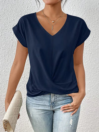 CLEO - LÄSSIGES T-SHIRT MIT SWEETHEART-AUSSCHNITT