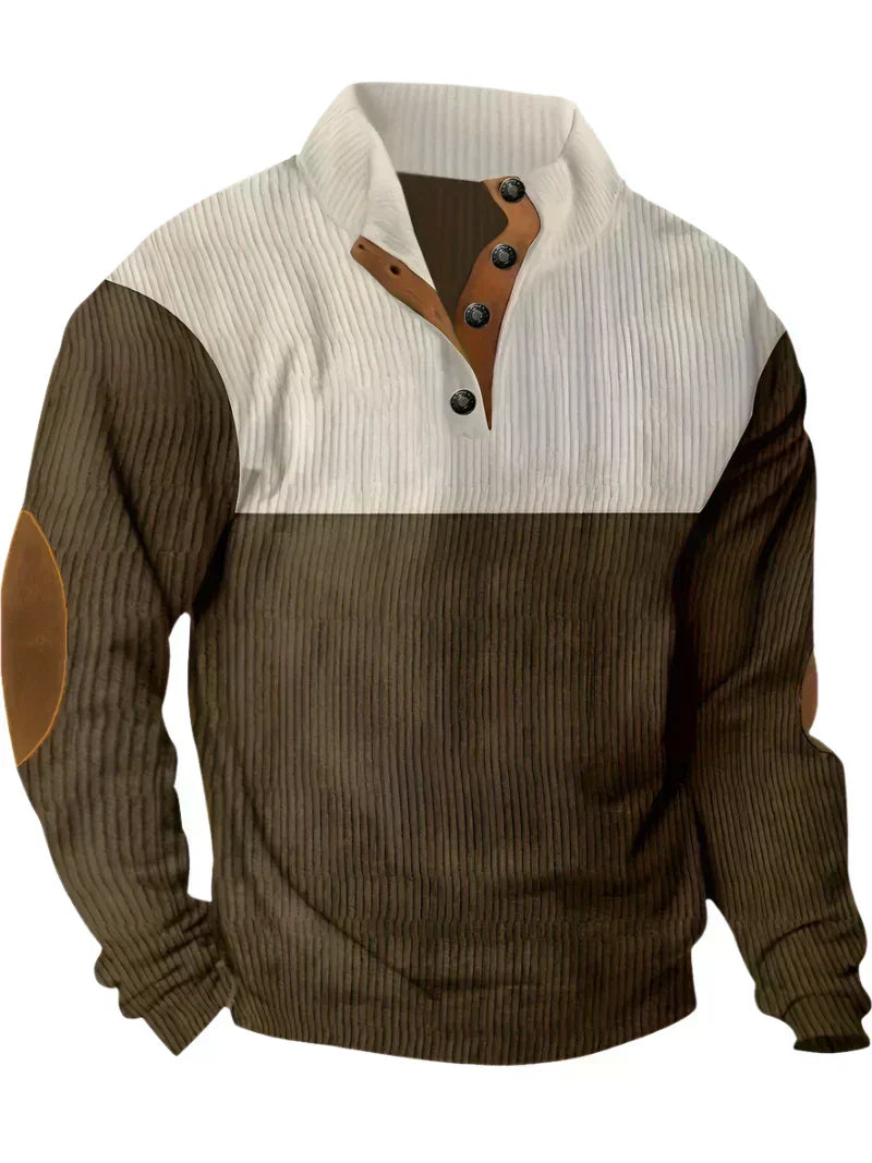 Manfred | Stylischer Color-Block Pullover