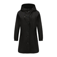 Flieder - Stylischer Damen-Windbreaker mit wasserdichter Kapuze