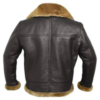 Fletcher™ | Premium Lammfell-Lederjacke