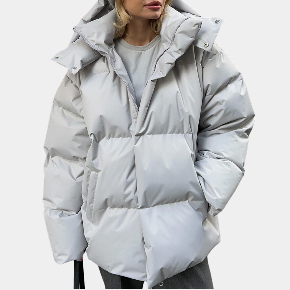Elegante Damenjacke mit leichter Wattierung von Maron