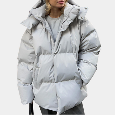Elegante Damenjacke mit leichter Wattierung von Maron