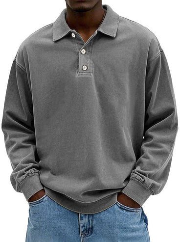 Lennart™ | Lässiges langärmeliges Herren-Polo